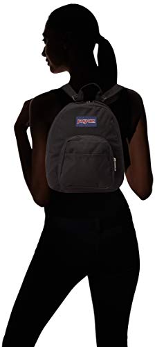 Jansport Half Pint Mini Backpack For Women, Men, Girls, Boys, Black, 10.2 L - Durable Mini Bag Purse With Adjustable Shoulder Straps, Single Main Compartment, Zippered Stash Pocket #TOP5