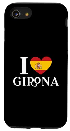 I Love Girona �X�y�C�� �n�[�g �X�y�C������ �X�}�z�P�[�X iPhone SE (2020) / 7 / 8 �p