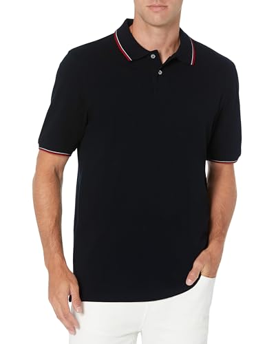 Image of Amazon Essentials Men's Regular-Fit Short Sleeve Cotton Pique Polo Shirt (Available in Big & Tall)