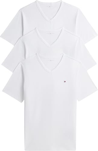 Tommy Hilfiger 3p SS V-Neck Tee t-shirt col v anti-déformation lot homme