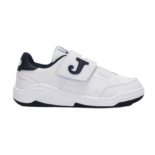 Zapatillas Joma W.agora Jr de niño, calzado deportivo infantil en blanco y azul marino