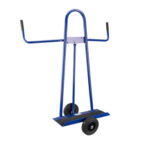 Carro Porta Paneles hasta 300kg con 2 Ruedas de Goma Maciza para el Transporte de Objetos Grandes