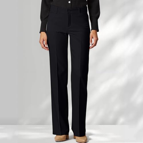 Pantalon stretch et fluide à jambe large pour un confort chic et une silhouette élancée - 3