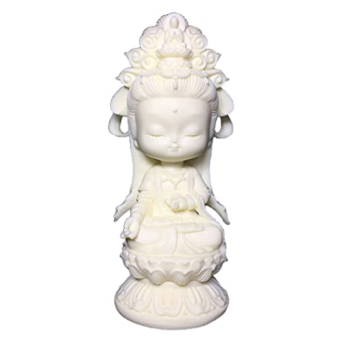 Guanyin figurine ornement de bureau pour un salon Feng Shui raffiné
