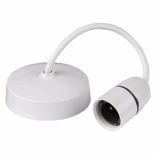 CEILING ROSE MODULAR CEILING LIGHT ELECTRIC ACCESSORY FOR DOMESTIC AND COMMERCIAL USE-WHITE (87MM WITH HOLDER)