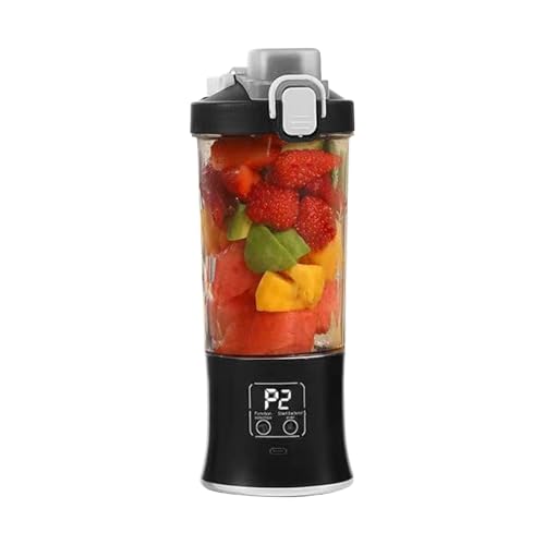 Blender Cup | Vasos de batido recargables – Licuadora recargable de vegetales para jugo, café, hielo, mezcla de alimentos complementarios