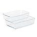 ProCook Ofenform aus Glas - rechteckig - 2-teilig - Auflaufformen - Set