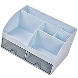 Organiseur de bureau – sa grande capacité permet de ranger cosmétiques et autres petits objets comme des crayons, des clés, etc. pratique et facile à utiliser, ce tiroir de rangement est idéal pour ranger vos affaires