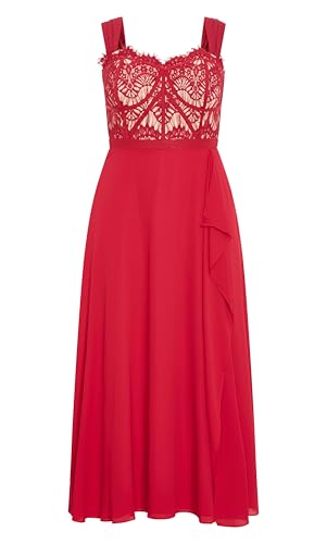Image of City Chic Women's Plus Size Maxi Cocktail Dress - Sweet Evie