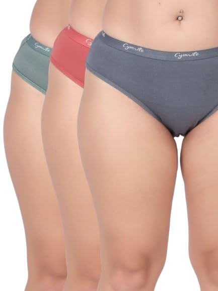 Women's Cotton Panty Set Soft Briefs for Women Girls Panties Hipster Printed Daily use Stretchable Underwear Pack of 3-image-45