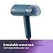 Philips 3000 Series Handheld Travel Steamer, Compact & Foldable, Fast Heat Up, 3.3oz capacity, up to 20g/min continuous steam, No Ironing Board Needed, Blue (STH3000/20)