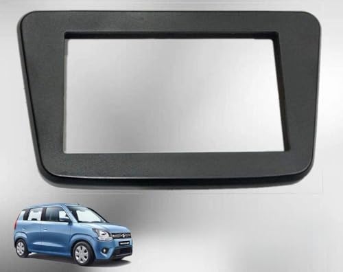Image of Audio Wheels Car Android Frame ABS300 Plastic Material 9 inch with Wiring Suitable for Base Model for Maruti Wagonr 2019