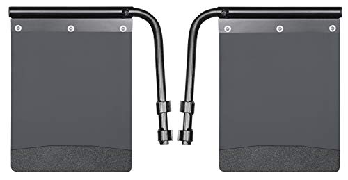 Husky Liners - 17006 Removable Mud Flaps 14IN - Black Wt - Universal