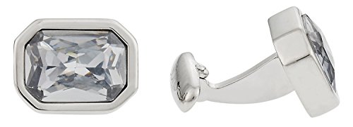 Mancuernillas Cristal Blanco con Brillo y Caja miniatura 4