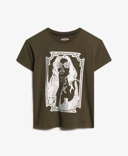 T shirt ultra ajusté femme Superdry Pop Archive - vue 7