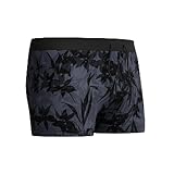 Speedo Men's Valmilton Aquashort | Holiday Swimwear, Grey Lead/Black, 32