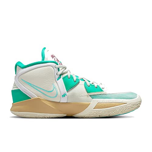 Image of Nike Kyrie Infinity 1 World 1 People DO9614-800 Safety Orange /Gorge Green /Sesame /Black Men's Basketball Shoes
