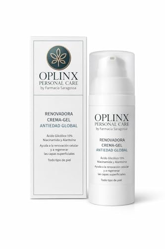 Crema-Gel Renovadora Antiedad para Tu Rutina de Noche con Ácido Glicólico 10% y Alantoína