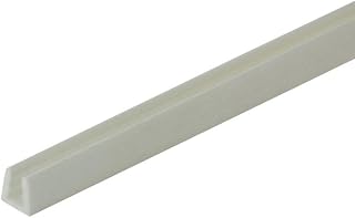Outwater Plastics White 1/8" Styrene Plastic U-Channel/C-Channel 36 Inch Lengths (Pack of 4)