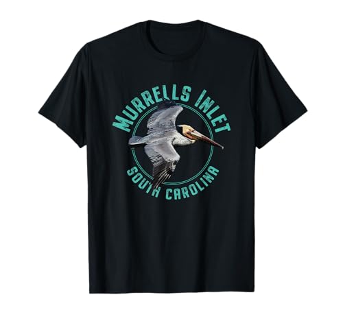 Murrells Inlet Caroline du Sud Pelican Design T-Shirt