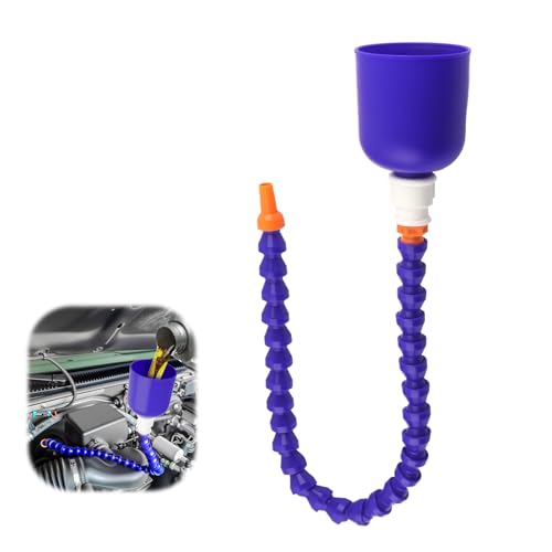 25.59" Bendable Transmission Funnels for Automotive Use,Long Funnel for Transmission Fluid/Engine Oil Not to Spill Easily,Portable Flexible Funnel Automotive Tools