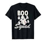 costume fantasma divertente boo squad halloween maglietta