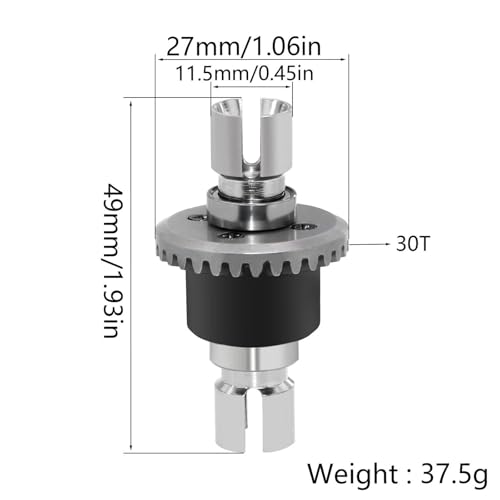 Engrenage différentiel résistant MJX Hyper Go 14301 pour éviter la casse RC - 6