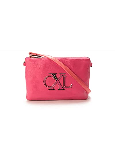 Christian Lacroix Sac Bandoulière en Cuir Elyse 5 Rose/Fushia/Orange