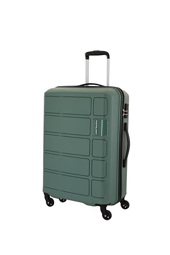 Kamiliant American Tourister Large Polypropylene (Pp) Kam Harrier 360 Degree Sp78Cm Slt Suitcase/Hard 4 Spinner Wheels Trolley Bag, Gry, Grey