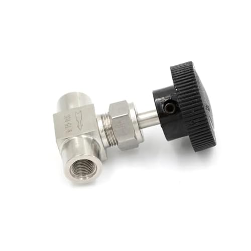 Vanne à pointeau d'arrêt pour stopper les fuites de gaz et réguler le débit d'eau inox - 4