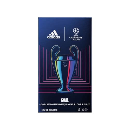 Miniatura 5 de adidas UEFA Champions League Goal Edition Eau de Toilette, fragancia fresca de larga duración, con aceites esenciales naturales para hombres, 50 ml