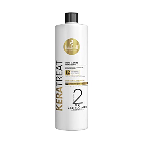 Haskell Keratreat Progressive domptez les cheveux rebelles avec la crème lissante 1 L