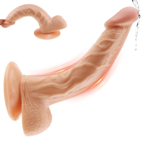 FLUTOY realistisch Dildo Φ 3,8 CM,riesen Analdildo mit Saugnapf Analplug Buttplug Analspielzeuge Fisting Sexspielzeug erotisches Sex Spielzeug ab 18 für Paare Frauen Männer extrem (Fleischfarbe)
