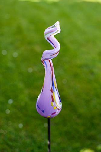 Gardecor Rosenkugel auf Stab - Handgemachte Garten Dekoration für Ihren Garten, hohe Qualität. Alle unsere Deko Garten Kugeln sind Winterfest und aus höchster Qualität (Violett) Cover