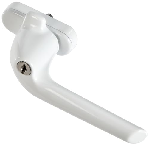 Roto Original Window Handle | Window Handle for Roof Windows Series 3, 4, 7, R3, R4 Wood and Plastic | Lockable with Key | Colour White | 15 x 8.5 x 2.7 cm - Image 2