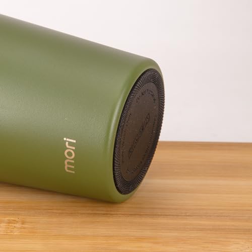 Copo Térmico com tampa, Kaupang, 380ml, Aço Inox Parede Dupla Isolamento a Vácuo, para Café, Água, C