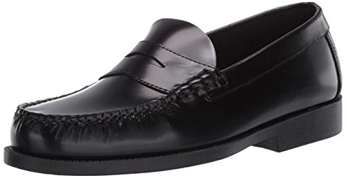 School Issue Men's Penny Loafer, Black, 9