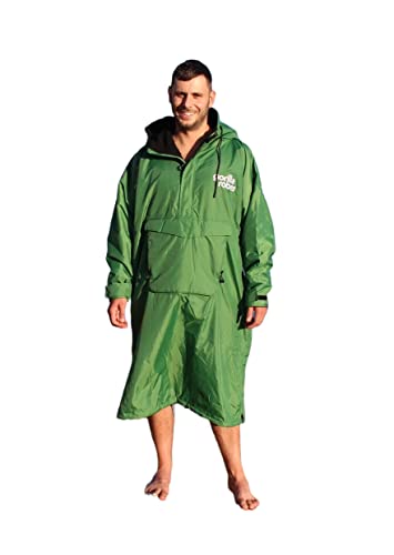 Poncho peignoir imperméable à manches longues en tissu éco recyclé pour le change