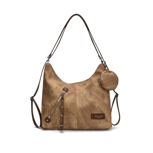Bolso Hobo para Mujer, Tote con 2 Correas Ajustables miniatura 1