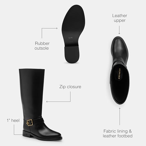 COACH Women's Wide Calf Madeline Boot3