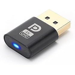 Genérico Adaptador de Pantalla Virtual DP Dummy Plug, DVI Remoto, Colgar 3060, emulador dedicado de Displayport, Pantalla 4K DP Virtual Accesorios