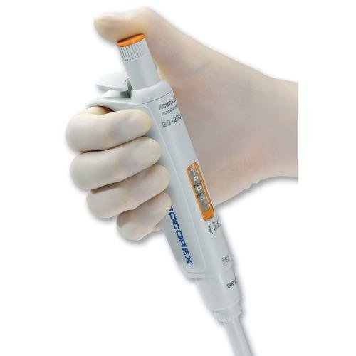 Wheaton Science Products W810606 Socorex Acura Manual 855 12 Channel Micropipette, 30 mm Length, 0.5-10 µL Volume