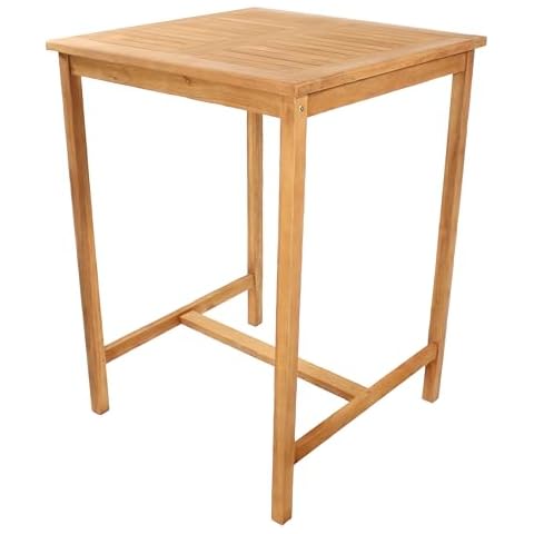 Sunnydaze Teak Wood Bar Table Cover