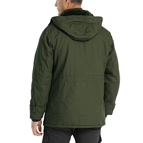 Chexpel CH02-ARMY GREEN-XL Men'S Cotton Military Jackets thumb #2