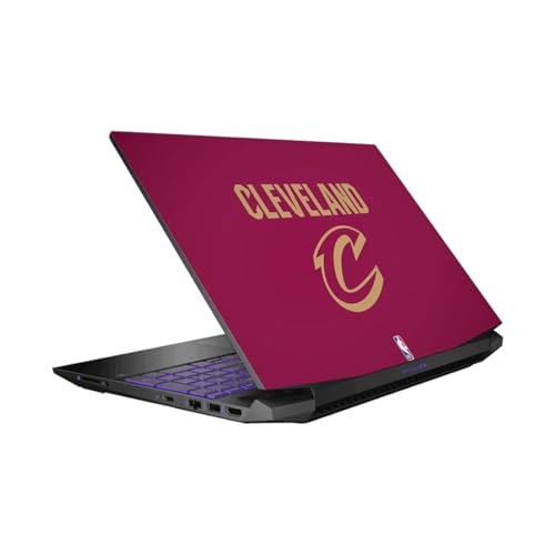 Sticker HP Pavilion 15-dk0047TX Personnalisation Espace Travail NBA Cavaliers Rouge