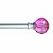 Kenney Estrella Kids Window Curtain Rod, 48 to 86-Inch, Pink