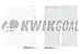 Kwik Goal Coaches' Notebook , 8.5-Inch x 10-Inch,Black