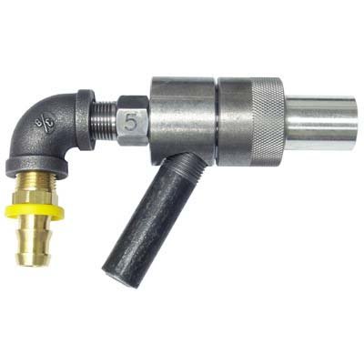 Sandblasting Gun Assembly, 5/16" Tungsten Carbide Nozzle, 1/8" Air Jet
