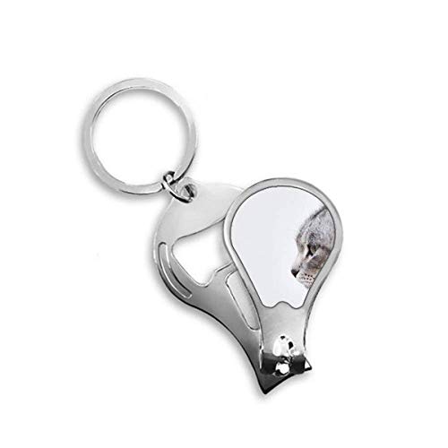 Coupe-ongles chat bâillant DIYthinker - Ciseaux manucure en acier