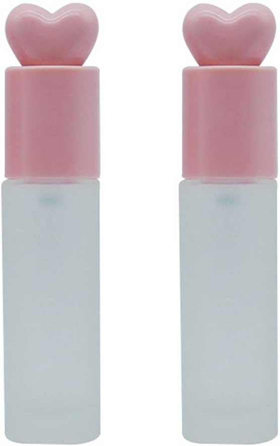 2 Pcs 30ml Glass Lotion Cream Bottles Frosted Glass Liquid Foundation Bottles Empty Refillable Cosmetic Containers Portable Travel Pump Bottles for Lotion, Liquid, Body Cream, Sunscreen